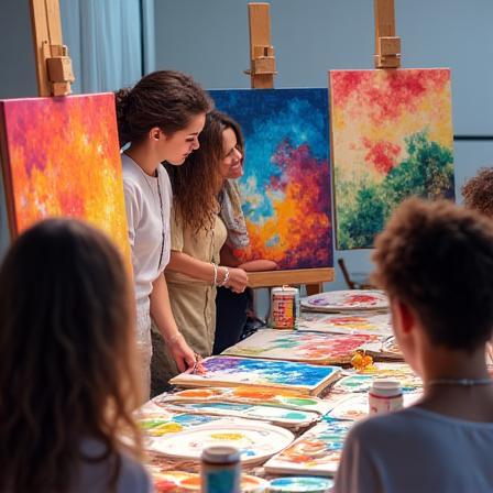 Taller de pintura acrílica