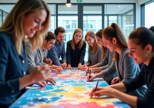 Team building corporativo con arte