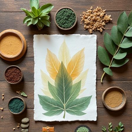 Materiales de arte ecológico